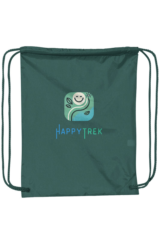 HappyTrek Drawstring Backpack (Forest Green)